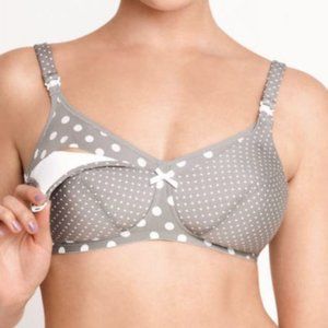 NWT Anita Polka Dot Wire Free Nursing Bra Style 5034 36D